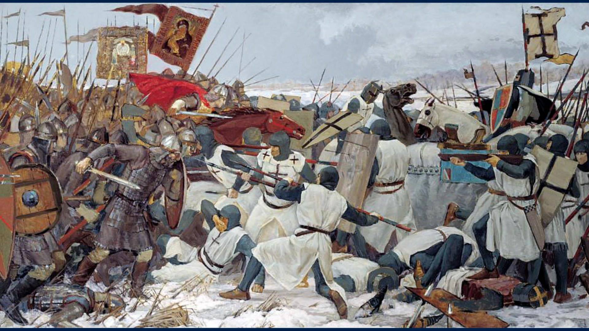 Victor Matorin. Battle on the Ice. 1988