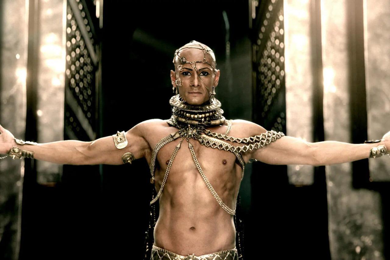 A scene from the movie “300”/Free sources