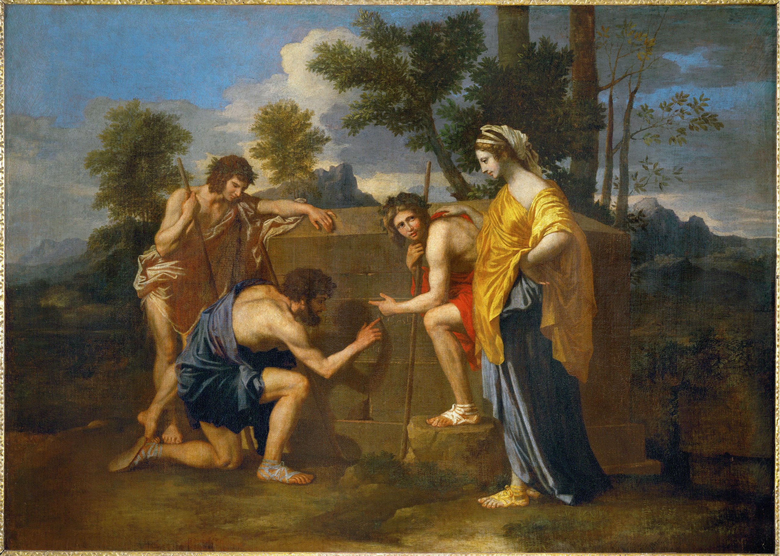 Никола Пуссен. Аркад шопандары. 1637-1638/Louvre/Wikimedia Commons