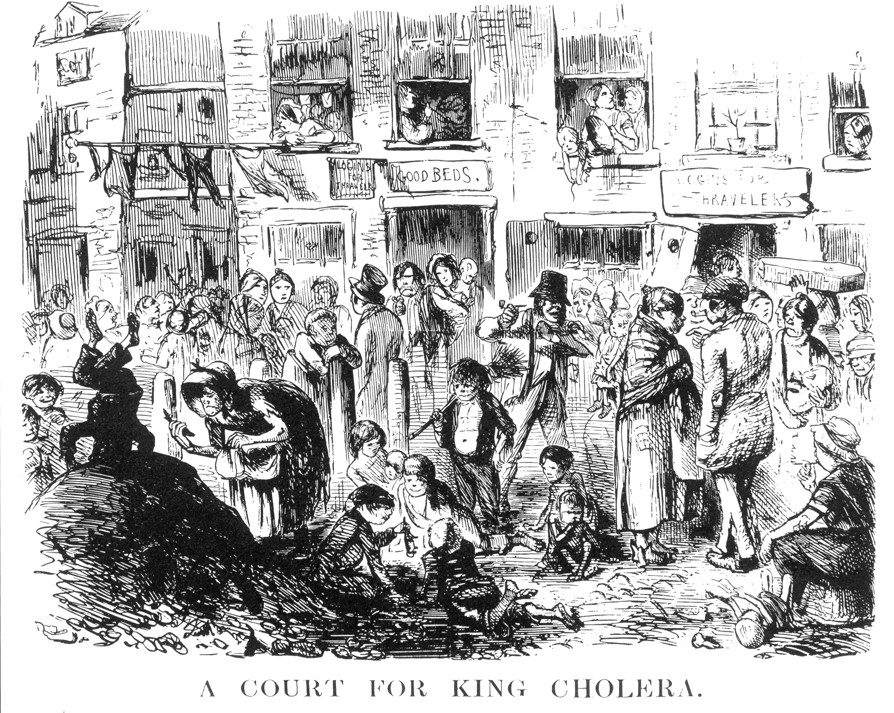 Punch-A Court for King Cholera /Wikimedia Commons