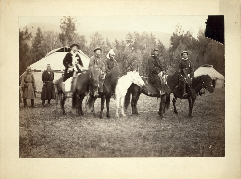 Казахские всадники, 1885/ Library of Congress