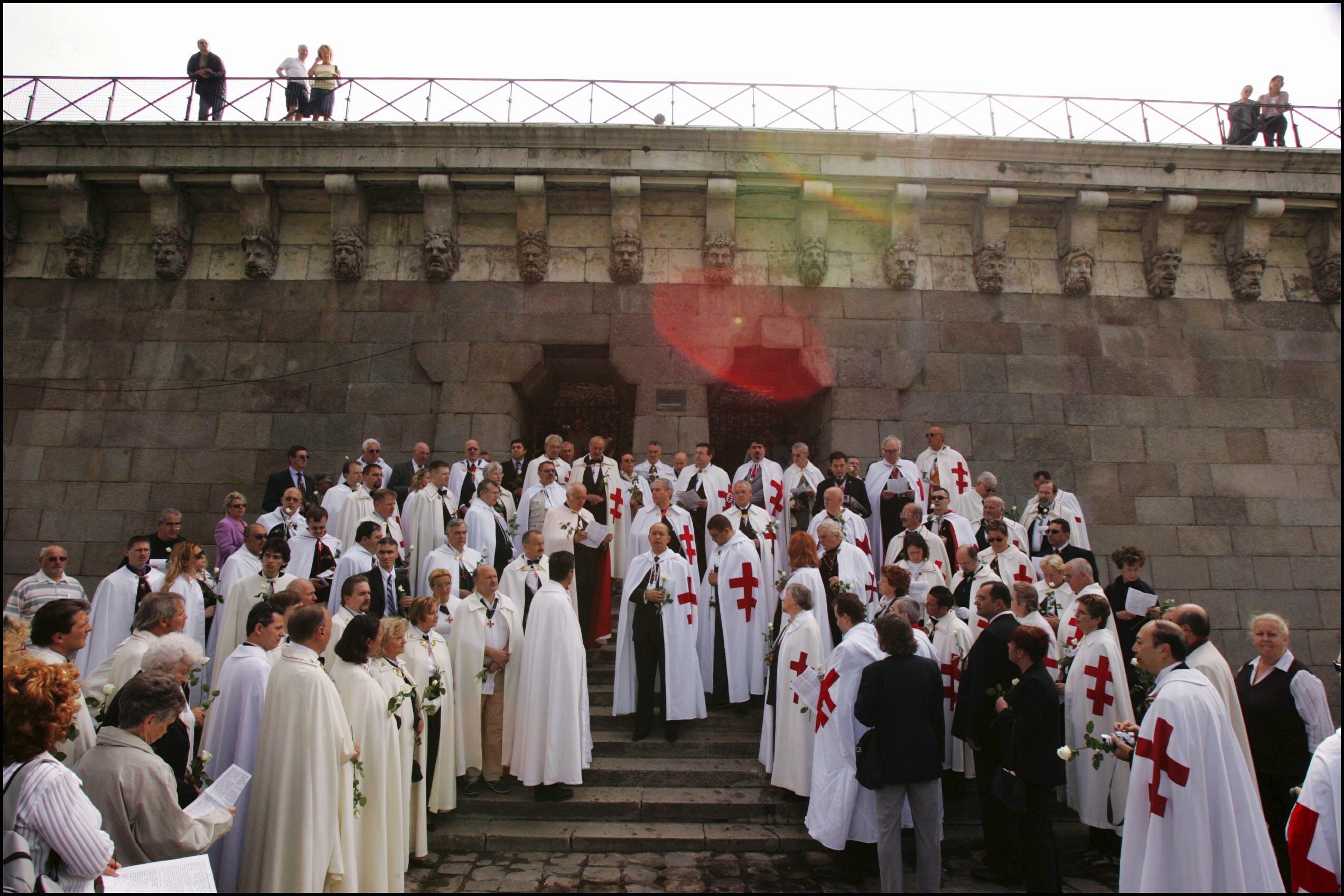 Ceremony Of The Temple Knights In Paris/Jean-Francois DEROUBAIX/Getty Images