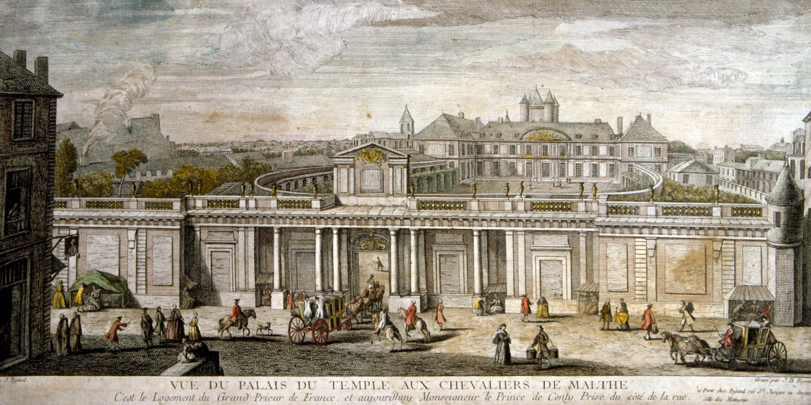 The Temple area, Paris, France; 1750 / Getty Images