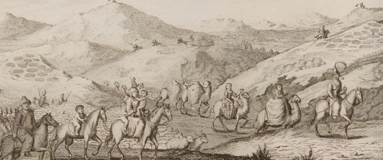 Олар бір шұңқырға кіріп, ішіне кіреді