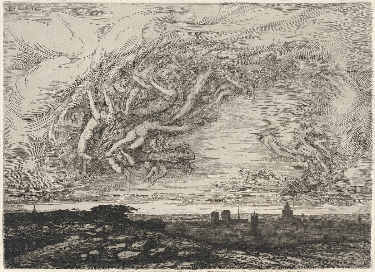 François-Nicolas Chifflart, Cholera in Paris, 1865/MAH Musée d'art et d'histoire, Ville de Genève