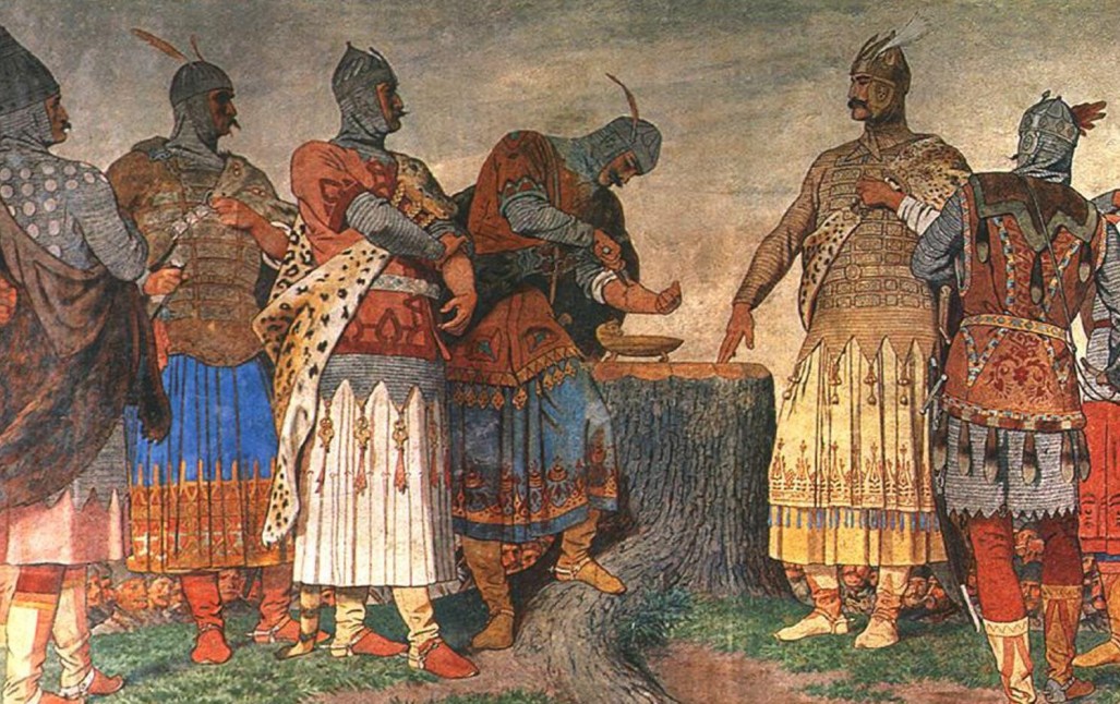 Берталан Секей. Договор, скрепленный кровью. 1897 год / Alamy