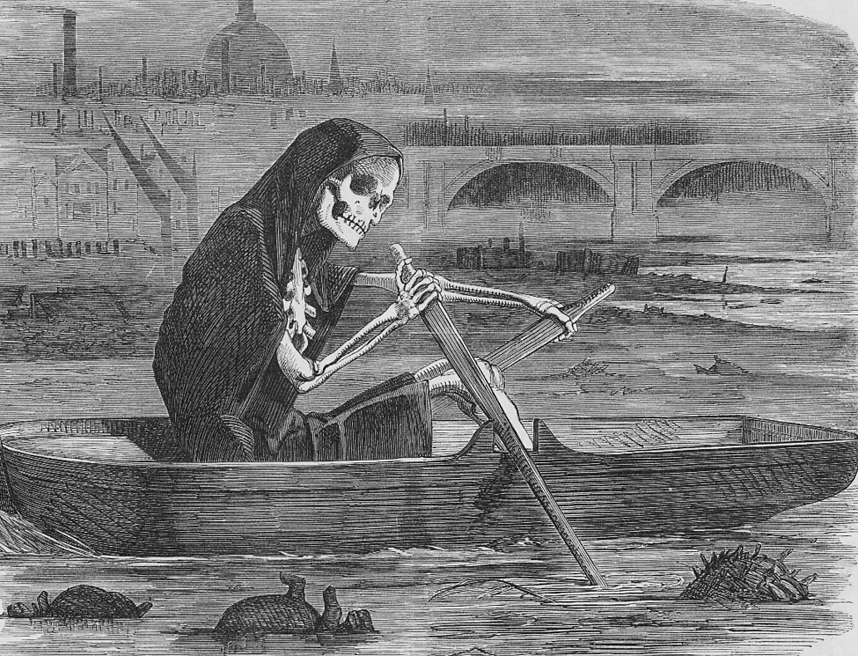 The Great Stink Was An Event In Central London In July And August 1858 /Alamy