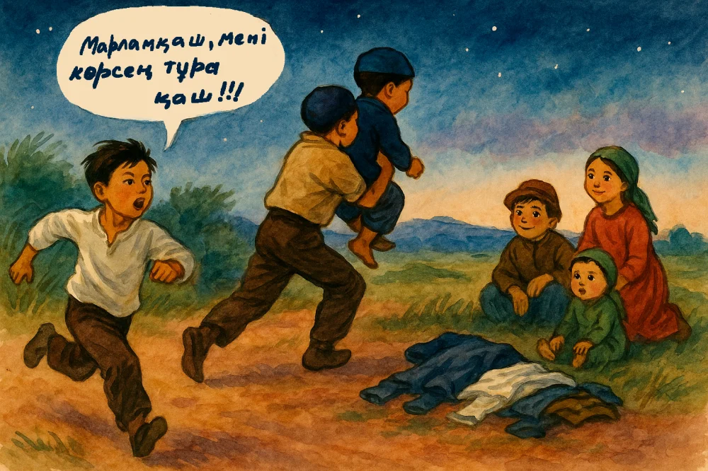 Interpretation of the game «Marlamqash» / Chat GPT / Qalam
