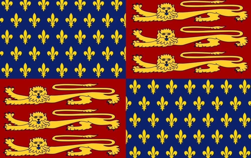 Англияның патшалық туы (1411-1553-1559-1603)/Wikimedia Commons