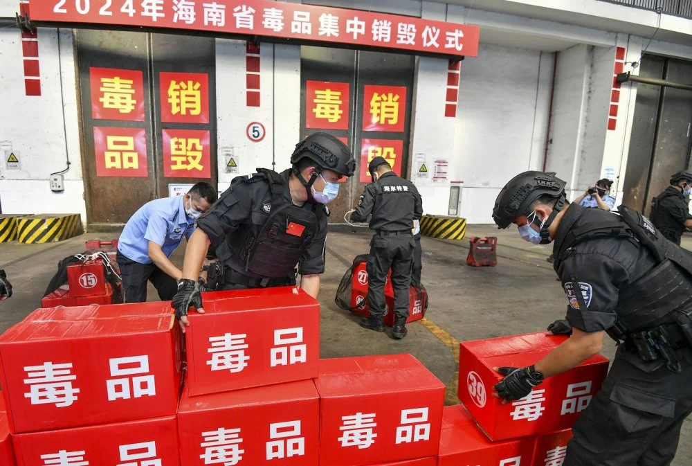 A police raid in China/Photo by Luo Yunfei/China News Service/VCG via 