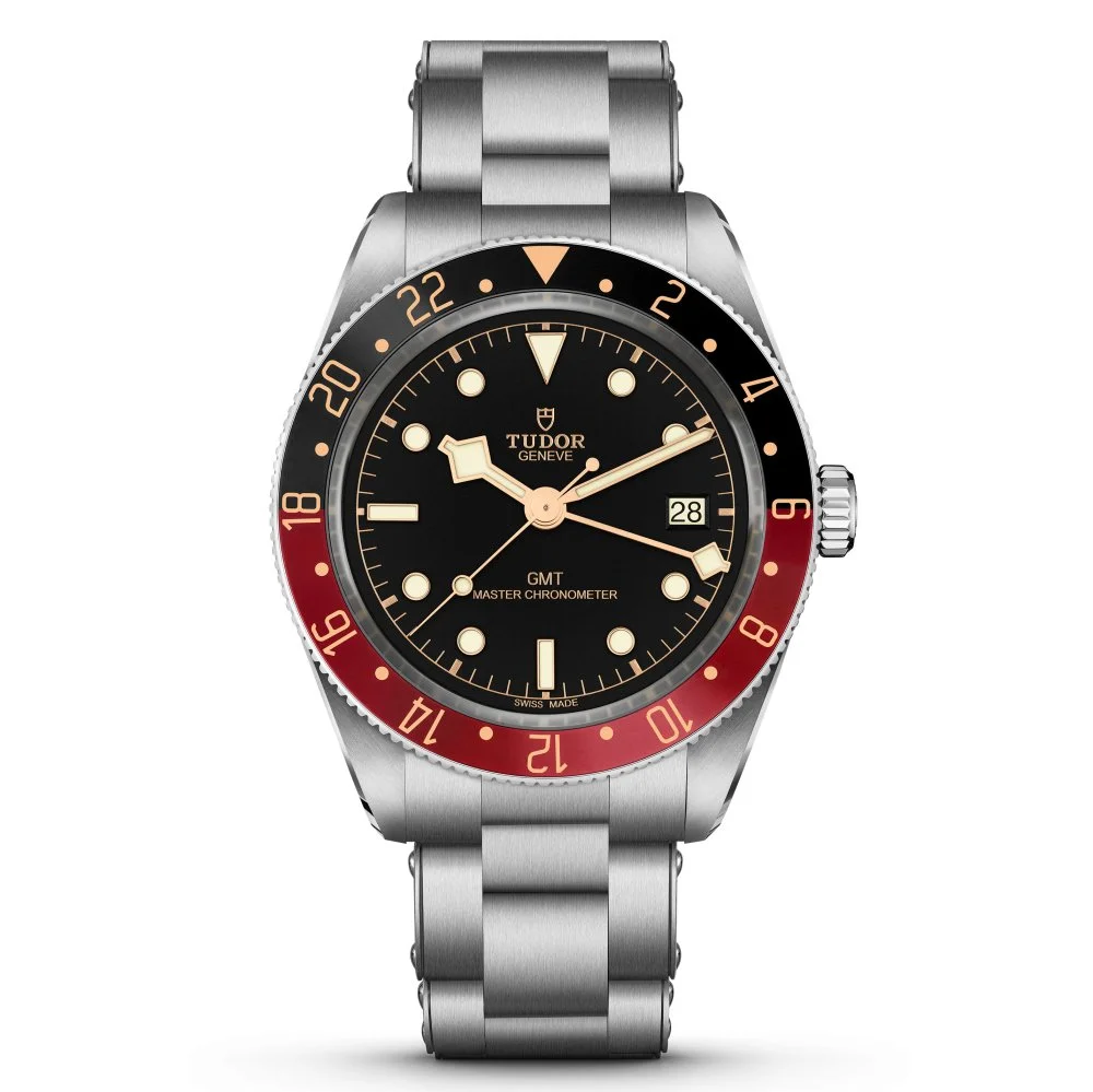 Tudor Black Bay 58 GMT сағатындағы негізгі тілі көрсеткіштерімен салыстыру үшін таңдалған екінші уақыт белдеуінің уақытын көрсетеді/Баспасөз қызметінің архиві