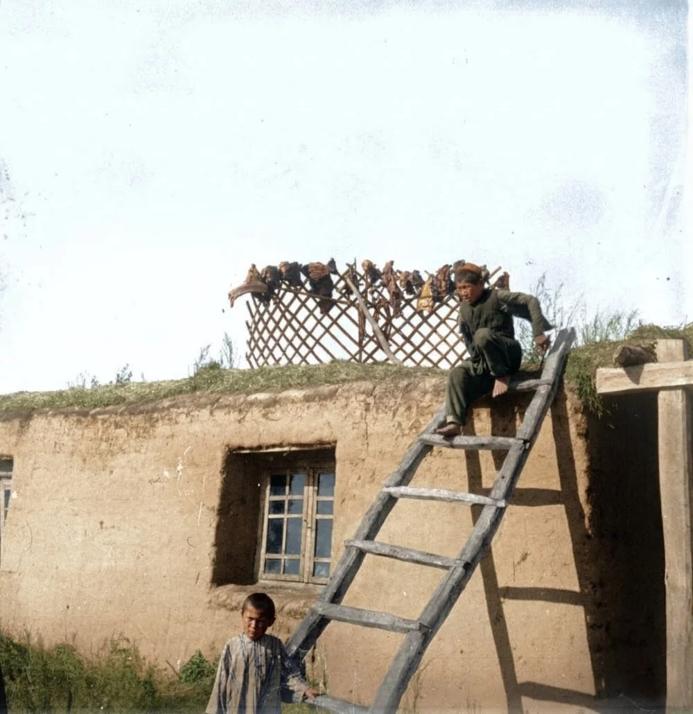 Кептірулі етті аударып болған бала / ОМА КФҚД. Gemini көмегімен қалпына келтірілген