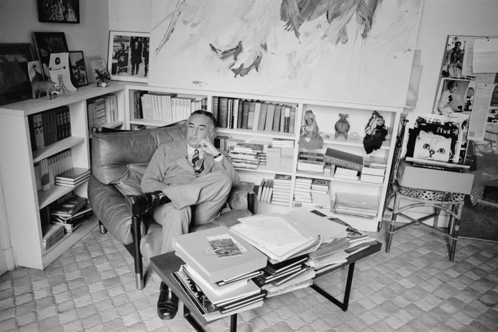 Lithuanian-born French writer and diplomat Romain Gary at home/Sophie Bassouls/Getty Images