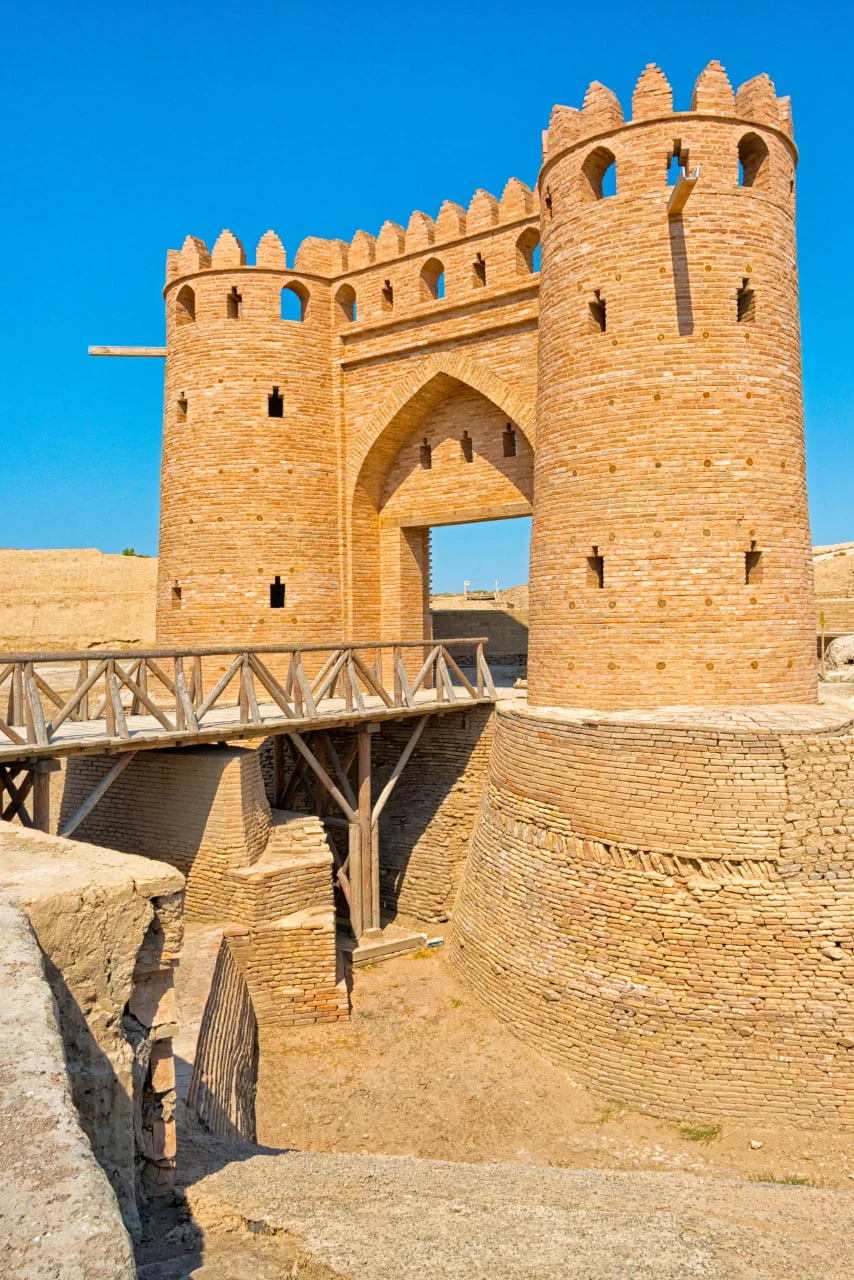 The gate of Shakhristan at the ruins of Otrar, Kazakhstan/Alamy