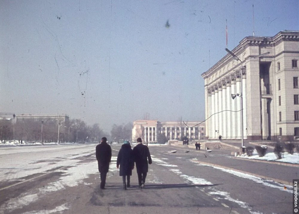 Площадь им.Ленина в Алматы, 1960-е годы/Pavel Tenyakov Photography