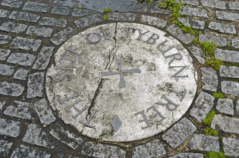 Tyburn marble arch, London/Alamy