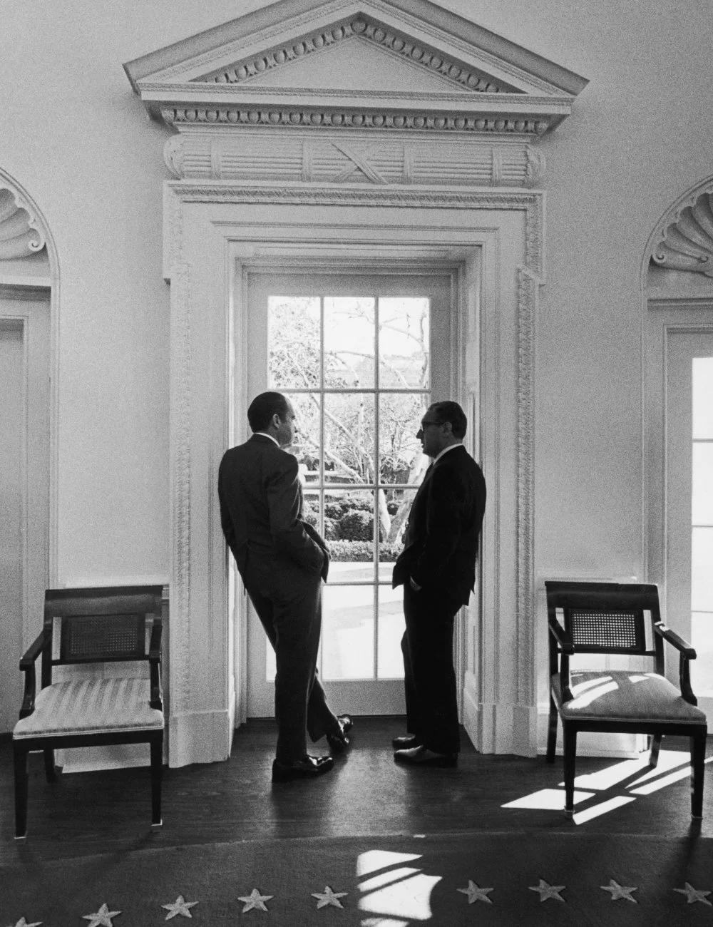 АҚШ президенті Ричард Никсон мен Генри Киссинджер. 1972 жыл/Getty Images