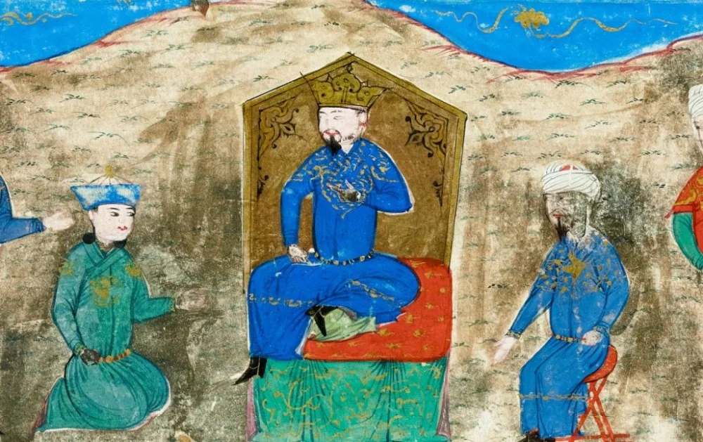 Сельджукский султан Тугрул III.  Миниатюра из персидской рукописи. 15 век / Alamy