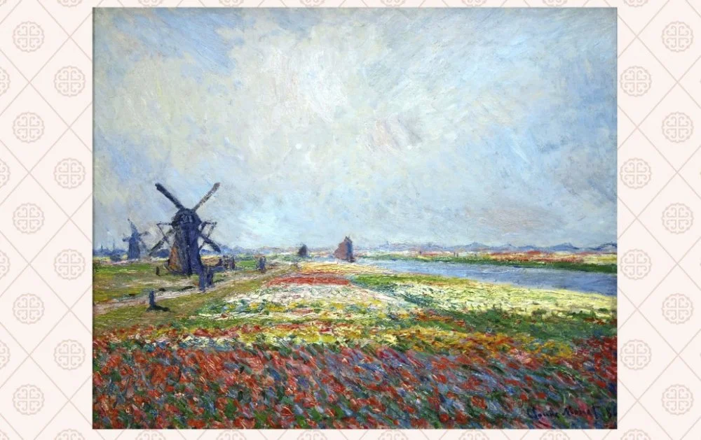 Claude Monet. Tulip field in Holland. 1886 / Wikimedia Commons