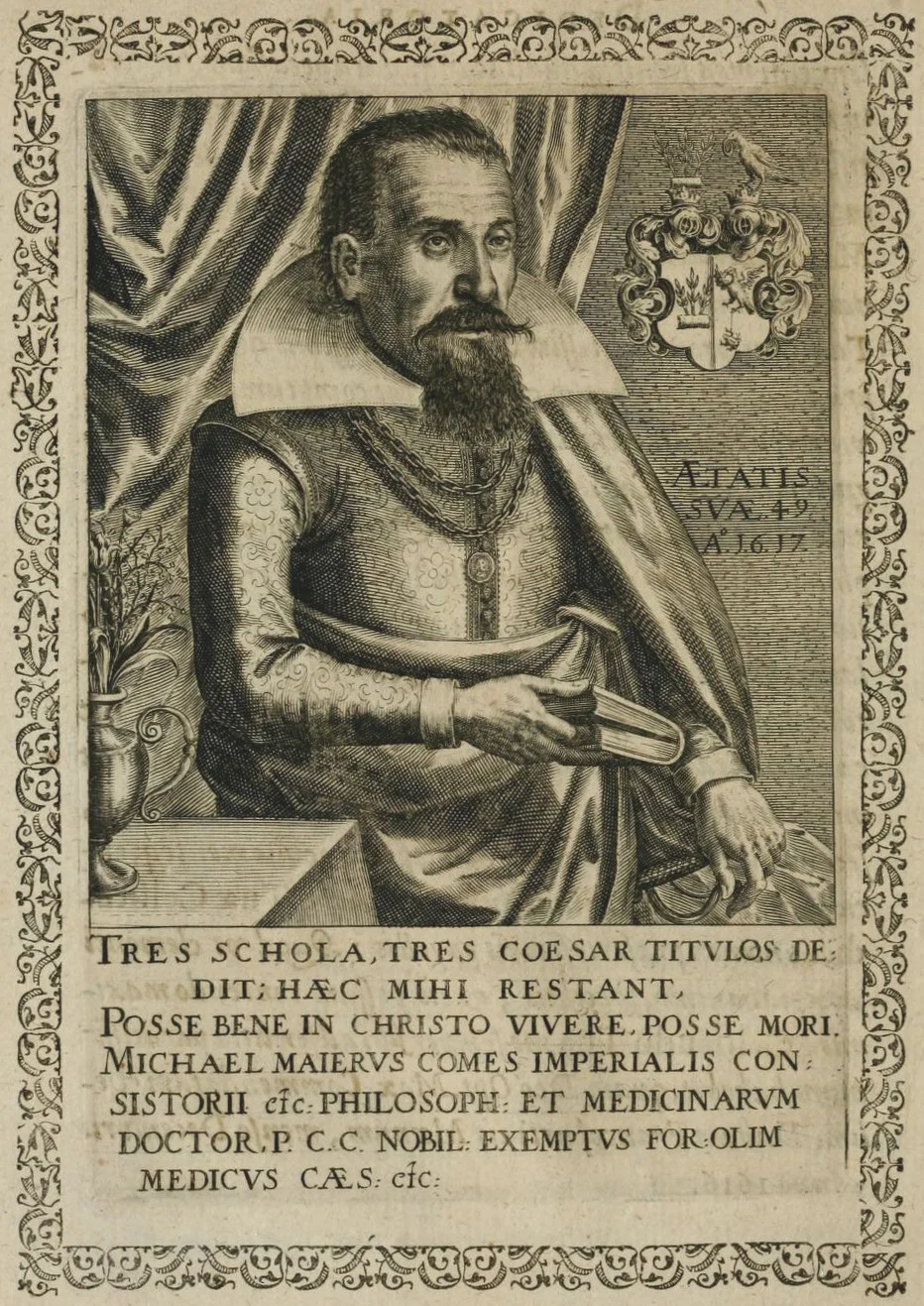 Гравюра. Михаэль Майер. 1618 год/Wikimedia Commons