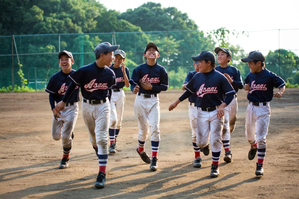 A young baseball team. Japan/Getty Images