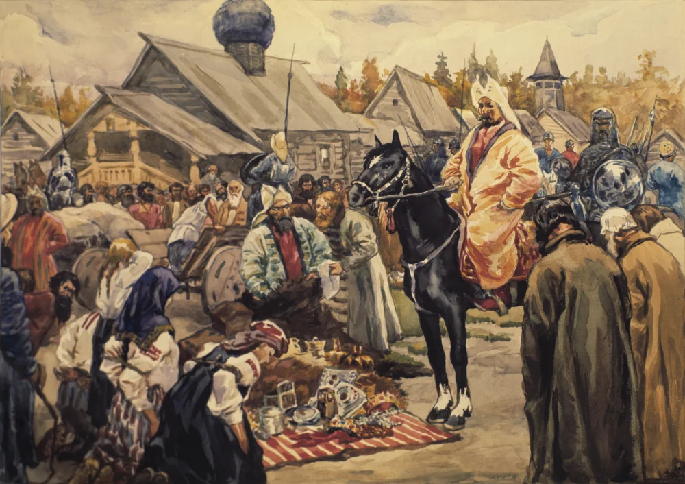 С. В. Иванов. Басқақтар. 1909. Репродукция/РИА Новости