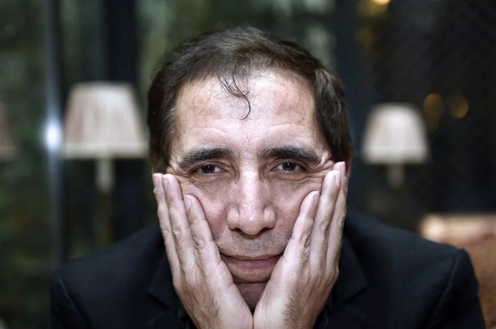 Mohsen Makhmalbaf poses on March 10, 2015 in Paris, a week before the release in France of his movie "Le President"/ LOIC VENANCE/AFP via Getty Images