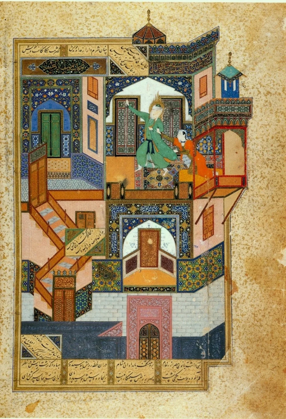 Юсуф и Зулейха. Персидская миниатюра 15 века/Wikimedia commons