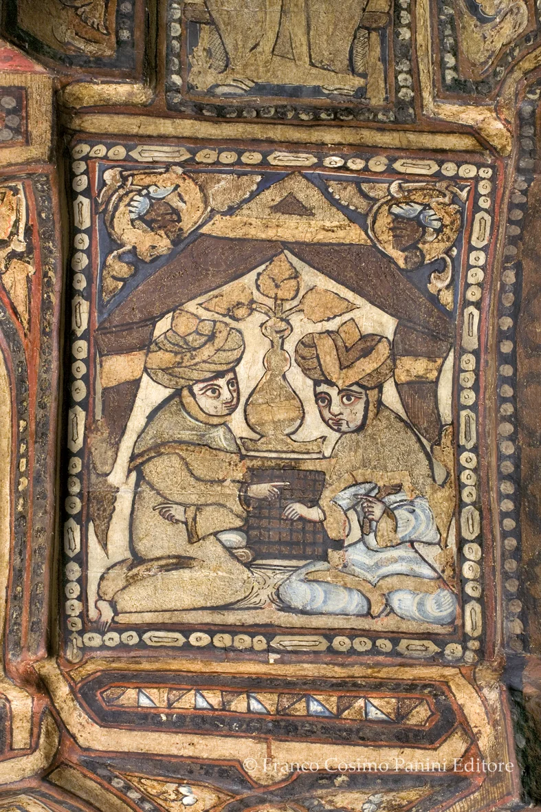 Палатинская капелла. Первое изображение шахмат. 12 век/ Wikimedia Commons