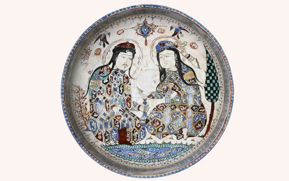 Пиала из фриттового фарфора. Иран, конец 12 века / David Collection Museum, Copenhagen