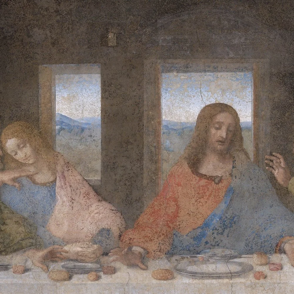 Detail. Santa Maria delle Grazie. Leonardo da Vinci. The Last Supper (1495-1498)/Wikimedia commons