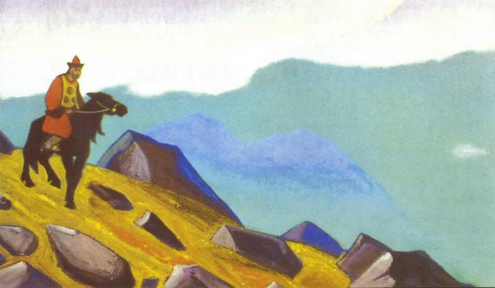 Н. Рерих. Шыңғыс хан (Салт атты). 1945 жыл/Alamy