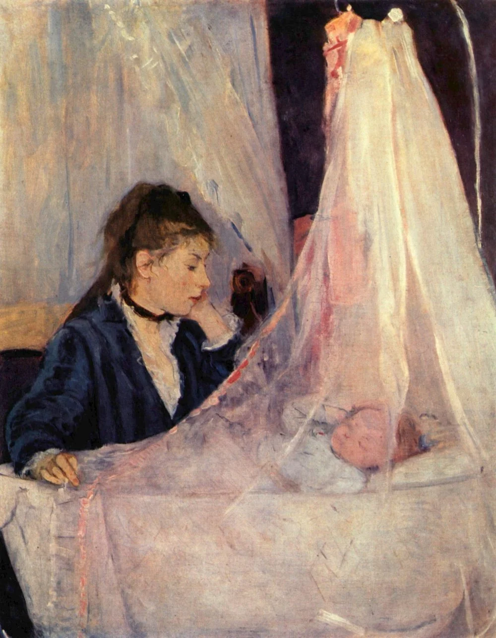 Berthe Morisot (1841–1895). The cradle. 1873/Wikimedia commons