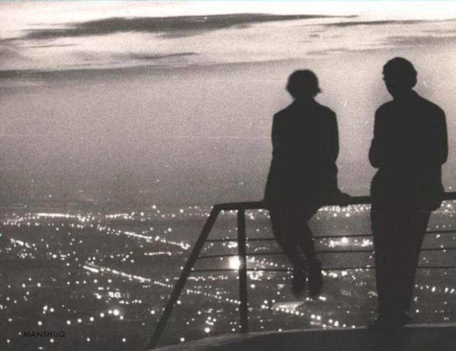 Вид на Алматы с Кок-Тобе, 1960-е/Борис Бондин