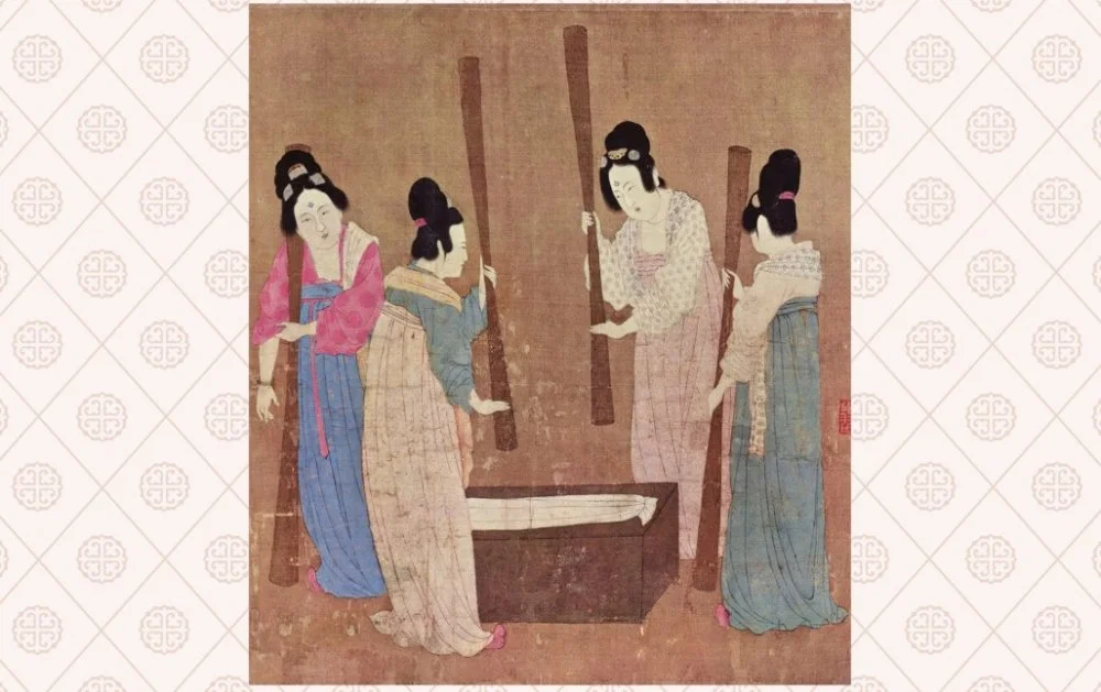 Ежелгі Қытайда жібек өндірісі. 1843-1847 жж. / Alamy