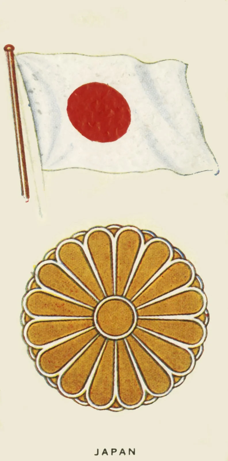 Japan Flags and Arms/The Print Collector/Getty Images