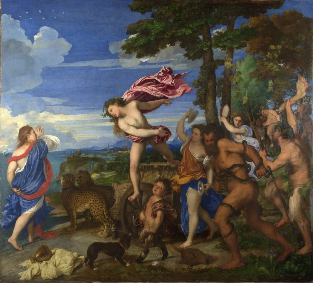 Titian. Bacchus and Ariadne. Between 1520 and 1523/Wikimedia Commons 