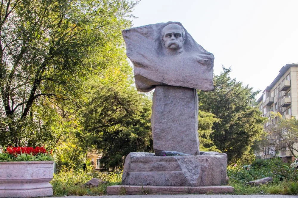 Monument to Taras Shevchenko in Almaty/Shutterstock