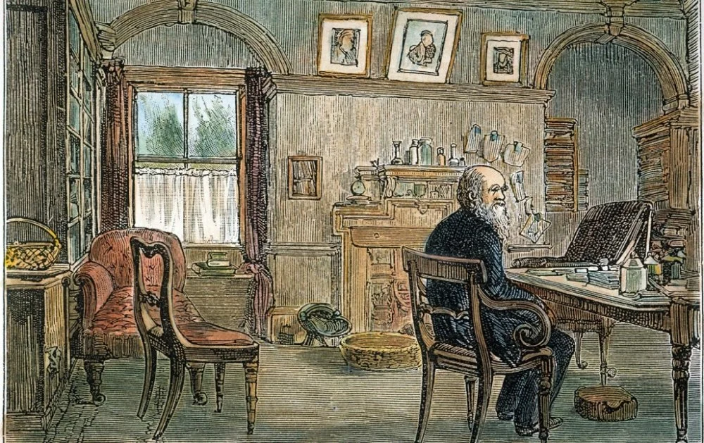 Чарльз Дарвин өз үйінде. 1887 жыл / Alamy