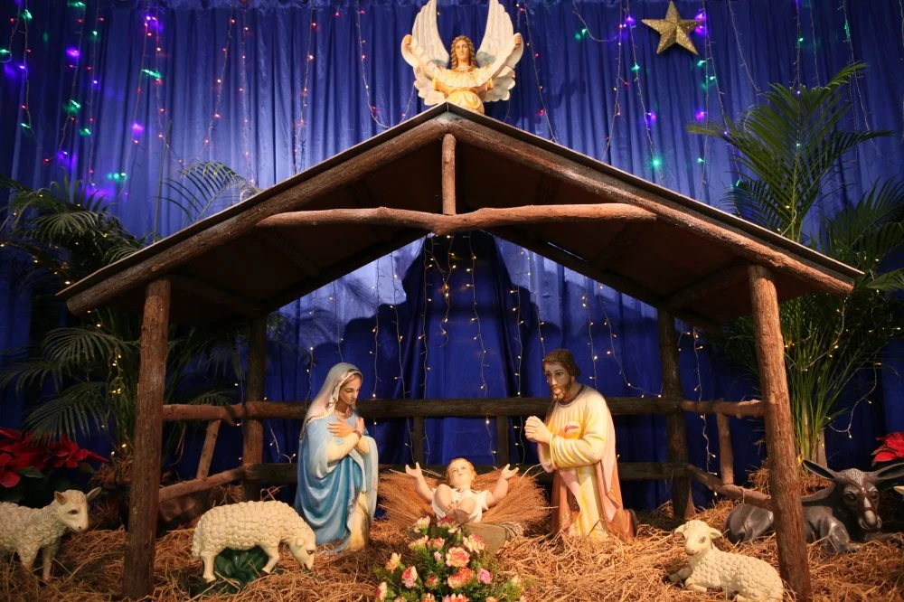 Церковный вертеп и рождение Иисуса/Getty Images