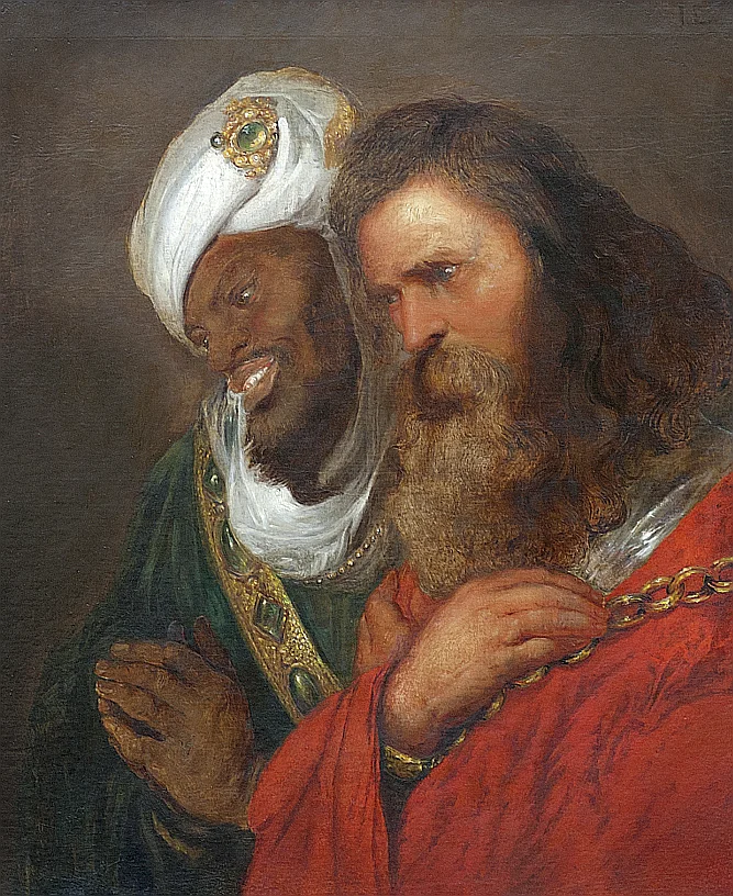 Jan Livens. Saladin and Guy de Lusignan. 1625/Wikimedia commons