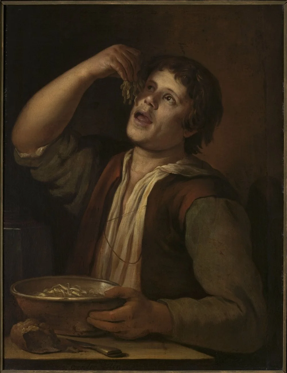 Ян Вермеер Утрехтский. Мужчина ест лапшу. 1656/Wikimedia commons