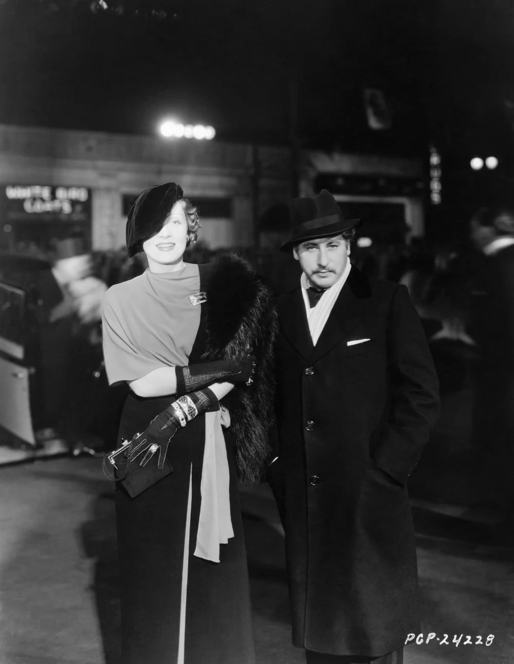 Actress Marlene Dietrich and motion picture director Josef von Sternberg arrive at the Hollywood premiere of I'm No Angel, which stars Mae West and Cary Grant/Corbis via Getty Images