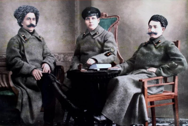 Шита Истамулов и Межид Алханов — участники антисоветского восстания в Чечне 1929–1930 годов против коллективизации советской власти. Фотография, 1920–1930 годы / Wikimedia Commons