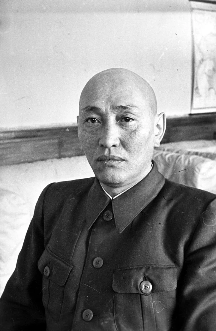 Zhumabai Shayakhmetovich Shayakhmetov, NKVD officer, later First Secretary of the Communist Party of the Kazakh Ssr in the 1940s/Wikimedia Commons