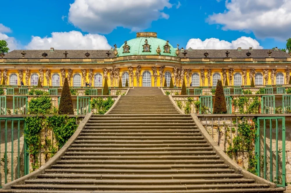 Sanssouci palace and park in Potsdam, Germany/Shutterstock 