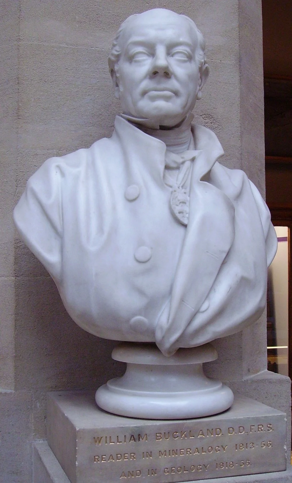 Bust of Buckland in the Oxford University Museum of Natural History/Wikimedia commons