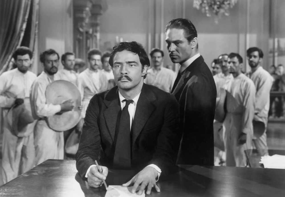 MARLON BRANDO (Emiliano Zapato), ALAN REED (Pancho Villa) Regie: Elia Kazan aka. Viva Zapata/Alamy/Alamy