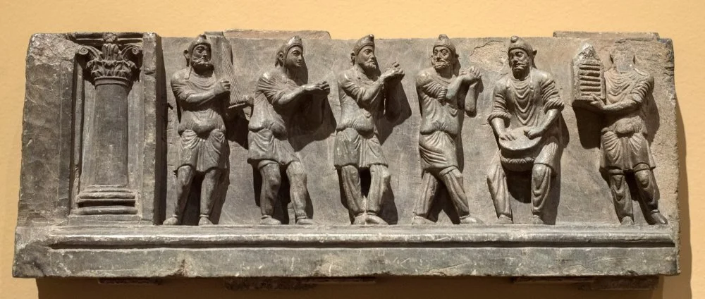 Buner reliefs Scythian bacchanalian cropped/Dan Diffendale/Wikimedia Commons