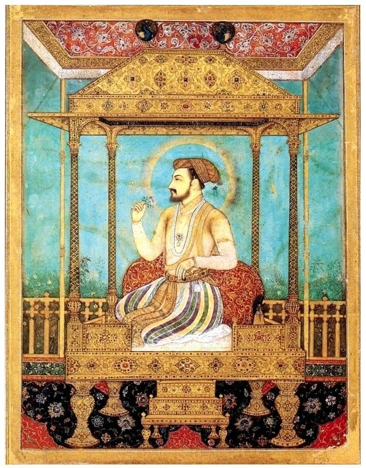 Portrait of Shah Jahan on the Peacock Throne, 1635/Wikimedia Commons